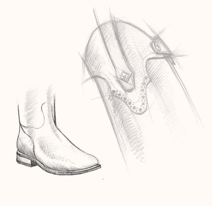 Cowboy boot - simple outline