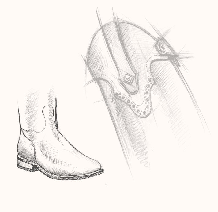 Cowboy boot - simple outline